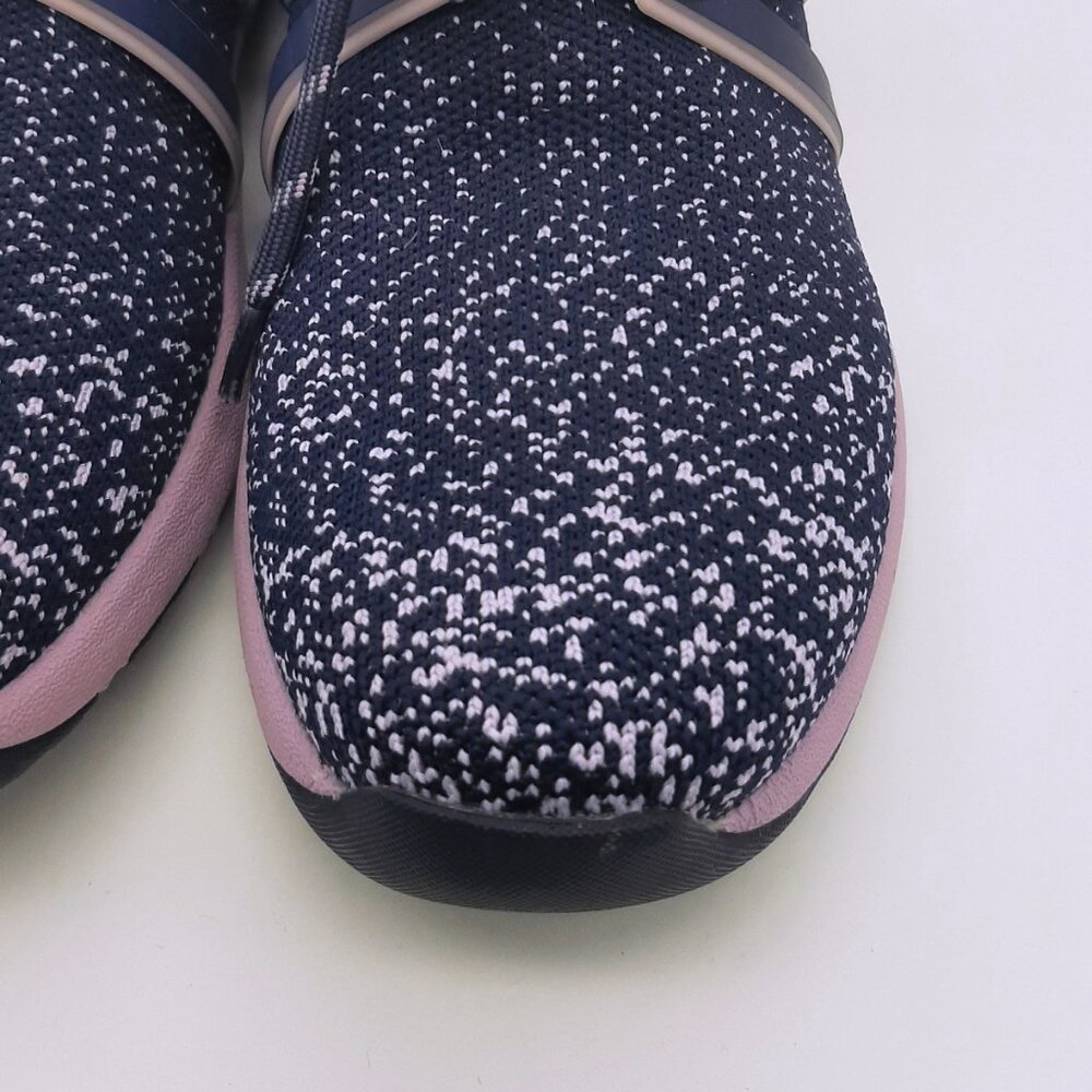 TRAQ By Alegria QOOL Lavender Navy & Lavender Lace Up Athletic Sneakers SZ 37 - Picture 5 of 12